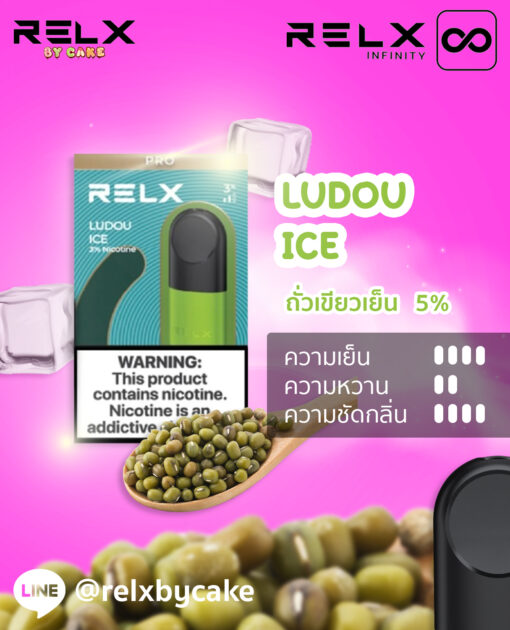 RELX INFINITY SINGLE POD LUDOU ICE หัวพอตบุหรี่ไฟฟ้า สำหรับ รีแลค ฟินฟินิตี้ พลัส และ Relx Artisan