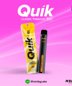 บุหรี่ไฟฟ้าใช้แล้วทิ้ง KS Quik Classic Tobacco