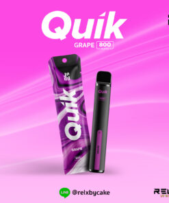 บุหรี่ไฟฟ้าใช้แล้วทิ้ง KS Quik Grape