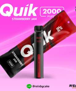 KS Quik 2000 Puffs Strawberry Jam
