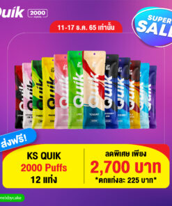 KS Quik 2000 Puffs Promotion