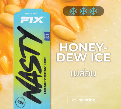Nasty fix 800 Puffs กลิ่น Honeydew Ice